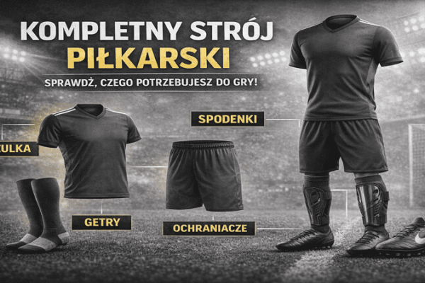Kompletny strój piłkarski od stóp do głów — co musi mieć każdy piłkarz na mecz i trening