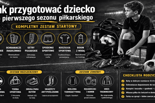 Jak przygotować dziecko do pierwszego sezonu piłkarskiego — kompletny zestaw startowy