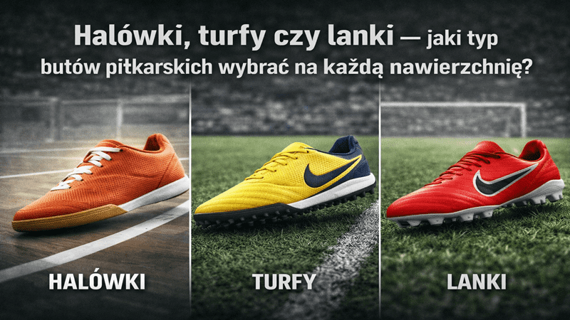 Halówki, turfy czy lanki — jaki typ butów piłkarskich wybrać na każdą nawierzchnię?