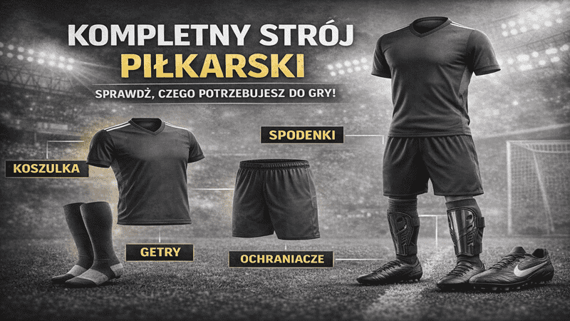 Kompletny strój piłkarski od stóp do głów — co musi mieć każdy piłkarz na mecz i trening
